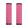 Pink And White Tartan Pattern Print Handle Covers