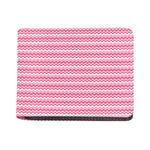 Pink And White Zigzag Pattern Print Bifold Wallet