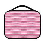 Pink And White Zigzag Pattern Print Classic Bible Case