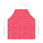 Pink And Yellow Giraffe Pattern Print Adjustable Apron