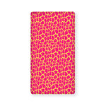 Pink And Yellow Giraffe Pattern Print Baby Crib Sheet
