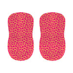 Pink And Yellow Giraffe Pattern Print Bar Stool Covers