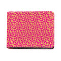 Pink And Yellow Giraffe Pattern Print Bifold Wallet