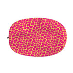 Pink And Yellow Giraffe Pattern Print Car Side Mirror Covers