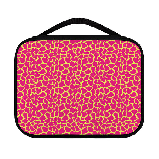 Pink And Yellow Giraffe Pattern Print Classic Bible Case