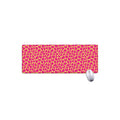 Pink And Yellow Giraffe Pattern Print Extended Mouse Pad