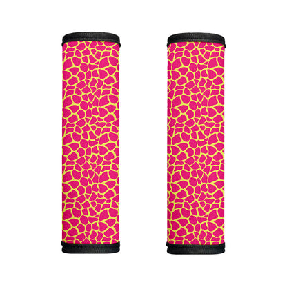Pink And Yellow Giraffe Pattern Print Handle Covers