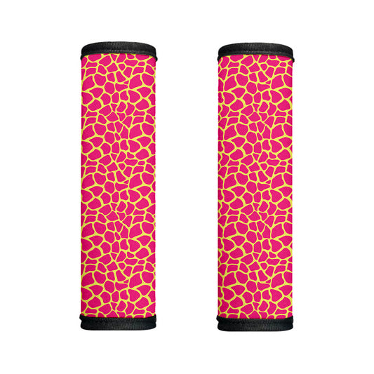 Pink And Yellow Giraffe Pattern Print Handle Covers