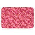 Pink And Yellow Giraffe Pattern Print Indoor Door Mat