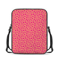 Pink And Yellow Giraffe Pattern Print Rectangular Crossbody Bag