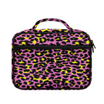 Pink And Yellow Leopard Print Briefcase Bible Bag