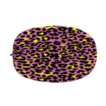 Pink And Yellow Leopard Print Car Side Mirror Covers