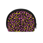 Pink And Yellow Leopard Print Coin Purse