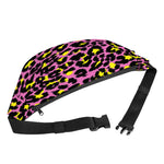 Pink And Yellow Leopard Print Fanny Pack