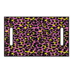 Pink And Yellow Leopard Print Golf Cart Seat Cover
