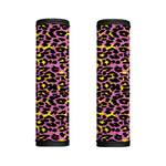 Pink And Yellow Leopard Print Handle Covers