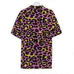 Pink And Yellow Leopard Print Hawaiian Shirt