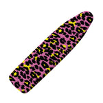 Pink And Yellow Leopard Print Ironing Board Cover