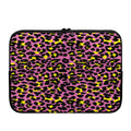 Pink And Yellow Leopard Print Laptop Sleeve
