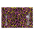 Pink And Yellow Leopard Print Placemat
