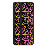 Pink And Yellow Leopard Print Refrigerator Handle Covers