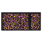 Pink And Yellow Leopard Print Trifold Wallet