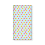 Pink And Yellow Macaron Pattern Print Baby Crib Sheet