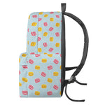 Pink And Yellow Macaron Pattern Print Backpack