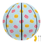 Pink And Yellow Macaron Pattern Print Basketball
