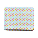 Pink And Yellow Macaron Pattern Print Bifold Wallet