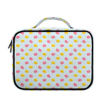 Pink And Yellow Macaron Pattern Print Briefcase Bible Bag