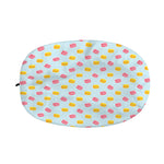 Pink And Yellow Macaron Pattern Print Car Side Mirror Covers