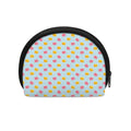 Pink And Yellow Macaron Pattern Print Coin Purse