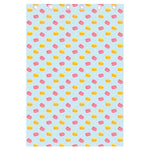 Pink And Yellow Macaron Pattern Print Curtain