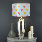 Pink And Yellow Macaron Pattern Print Drum Lamp Shade