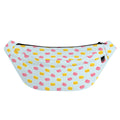 Pink And Yellow Macaron Pattern Print Fanny Pack