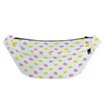 Pink And Yellow Macaron Pattern Print Fanny Pack