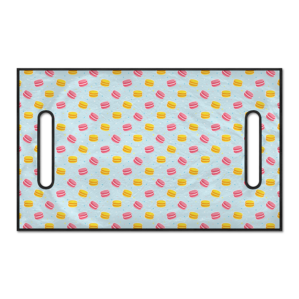 Pink And Yellow Macaron Pattern Print Golf Cart Seat Cover