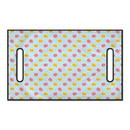 Pink And Yellow Macaron Pattern Print Golf Cart Seat Cover