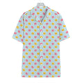 Pink And Yellow Macaron Pattern Print Hawaiian Shirt