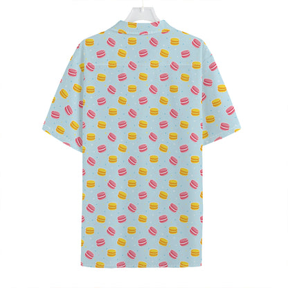 Pink And Yellow Macaron Pattern Print Hawaiian Shirt