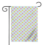 Pink And Yellow Macaron Pattern Print House Flag