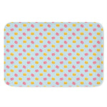 Pink And Yellow Macaron Pattern Print Indoor Door Mat