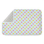 Pink And Yellow Macaron Pattern Print Indoor Door Mat