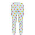 Pink And Yellow Macaron Pattern Print Men's Leggings