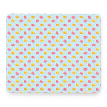Pink And Yellow Macaron Pattern Print Mouse Pad