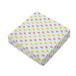Pink And Yellow Macaron Pattern Print Outdoor Seat Cushion Cover