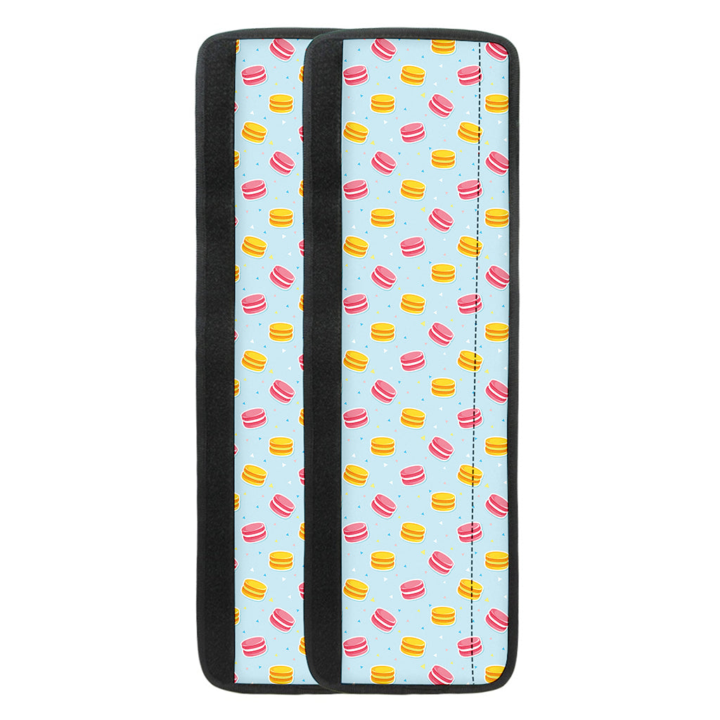 Pink And Yellow Macaron Pattern Print Refrigerator Handle Covers