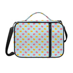 Pink And Yellow Macaron Pattern Print Shoulder Strap Bible Bag