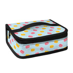 Pink And Yellow Macaron Pattern Print Small Lunch Bag